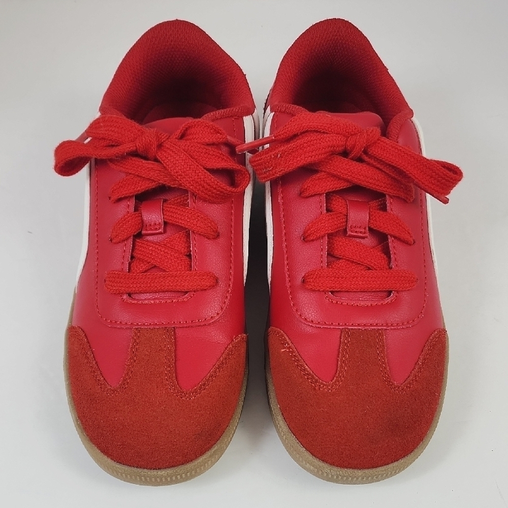 Cat & Jack Kid's Red Lace-up Sneaiers, sz 5